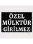 Özel Mülktür Girilmez Dekota Uyarı Levhası 1