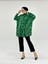 Vıoshıne Kadın Leopar Desenli Oversize Saten Gömlek 2