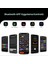 10x35 cm Matrix Led Ekran Esnek APP Telefon Kontrollü Cama Yapışan Araba, Kamyon, Dükkan Şeytan Gözler, Kayan Yazı, Emoji Özellikli Su Geçirmez Bluetooth Tabela 2