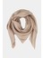 Jakarlı Twill Ipek Eşarp - Çerçeve - Krem 1