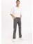 Erkek Antrasit Regular Fit Düz Kesim Boru Paça Basic Düz Pamuklu Kot Pantolon B8550AXNS 4