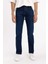 Erkek Mavi Sergio-Regular Fit Düz Kesim Boru Paça Basic Düz Pamuklu Kot Pantolon B8550AXNS 1