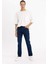 Erkek Mavi Sergio-Regular Fit Düz Kesim Boru Paça Basic Düz Pamuklu Kot Pantolon B8550AXNS 4