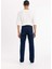 Erkek Mavi Sergio-Regular Fit Düz Kesim Boru Paça Basic Düz Pamuklu Kot Pantolon B8550AXNS 5