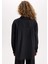 Oversize Geniş Kalıp Poplin Uzun Kollu Gömlek E2294AXNS 5