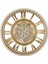 CRK-843-AC Premium Metal Görünümlü Dönen Çarklı Otantik Kadranlı Duvar Saati 50 x 50 x 8 cm 1