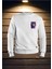 Unisex Kedi Temalı Bisiklet Yaka Sweatshırt 2