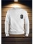Unisex Bisiklet Yaka Baskılı Sweatshırt 2