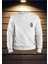 Unisex Bisiklet Yaka Baskılı Sweatshırt 2