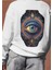 Unisex Bisiklet Yaka Baskılı Sweatshırt 1