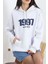 Kot Nakışlı Oversize 3 Iplik Sweat Gri - 2442.336. 3