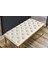 Melisa Kapitoneli Bench Puf, Krem, Metal Gold Ayak 5