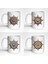 # Ahşap Gemi Dümeni Temalı 4 Adet Beyaz Kupa Bardak Seti , Mug, Marin, Deniz, Sailing 1