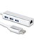 Type-C To USB Çevirici Macbook Uyumlu Çevirici Adaptör Çok Portlu Çoklayıcı Tip C To RJ45 Adaptör 4in1 ZR115-A 1