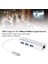 Type-C To USB Çevirici Macbook Uyumlu Çevirici Adaptör Çok Portlu Çoklayıcı Tip C To RJ45 Adaptör 4in1 ZR115-A 2