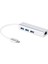 Type-C To USB Çevirici Macbook Uyumlu Çevirici Adaptör Çok Portlu Çoklayıcı Tip C To RJ45 Adaptör 4in1 ZR115-A 3