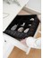 Elegance Siyah Çekmece Düzemleyici Premium Organizer 12 Gözlü Dolap Düzenleyici 31X25X12 2
