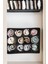 Elegance Siyah Çekmece Düzemleyici Premium Organizer 12 Gözlü Dolap Düzenleyici 31X25X12 5