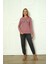 Fwn 04-3011 Interlok Kumaş Love Baskılı Kışlık Ev Kadın Pijama Takımı 2