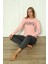 Fwn 04-3011 Interlok Kumaş Love Baskılı Kışlık Ev Kadın Pijama Takımı 3