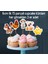 KUROMI-32PARÇA Çiftlik Hayvanları Dev Doğum Günü Süsü Banner Pasta Kürdanı Cupcake Süsü Seti 2