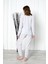 Fwn 04-3301 Peluş Welsoft Polar Kışlık Yumoş Geyikli Kadın Pijama Takımı 3