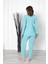 Fwn 04-3301 Peluş Welsoft Polar Kışlık Yumoş Geyikli Kadın Pijama Takımı 4