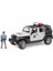 - Jeep Wranger U.r. Polis Aracı ve Açık Tenli Memur Ölçekli Model 1