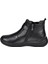 Hakiki Deri Comfort Kadın Bot For-Emma Siyah 3