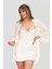 Underwear Gizotti Precious Gecelik Sabahlık Takımı Beyaz M 1