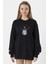 Dark Mono Siyah Kadın 2ip Sweatshirt 1