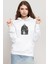 The Last Of Us Ellie's Backpack Beyaz Kadın 3ip Kapşonlu Sweatshirt 1
