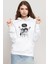 Future Is Female Beyaz Kadın 3ip Kapşonlu Sweatshirt 1