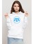 Kırım Tatar Tamga Beyaz Kadın 3ip Kapşonlu Sweatshirt 1