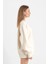 Star Trek Discovery Starfleet Command Ekru Kadın 2ip Sweatshirt 4
