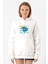 Mr Beast Lettern Beyaz Kadın 3ip Kapşonlu Sweatshirt 1