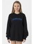 Gen V Godolkin University Letter Siyah Kadın 2ip Sweatshirt 1