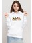 3 Wise Beagles Christmas Beyaz Kadın 3ip Kapşonlu Sweatshirt 1