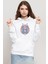 One Piece Anime Yamato Mask Beyaz Kadın 3ip Kapşonlu Sweatshirt 1