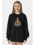 Book Lovers Christmas Siyah Kadın 2ip Sweatshirt 1