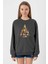 Book Lovers Christmas Füme Kadın 2ip Sweatshirt 1