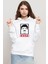 El Chapo Gangster Swagger Beyaz Kadın 3ip Kapşonlu Sweatshirt 1