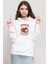 The Last Of Us Bill And Frank Strawberry Jam Beyaz Kadın 3ip Kapşonlu Sweatshirt 1
