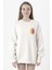 Sarı Kırmızı Parmak Izi Beyaz Kadın 2ip Sweatshirt 1