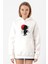 Violet Evergarden Anime Dark Poster Beyaz Kadın 3ip Kapşonlu Sweatshirt 1
