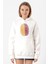 Sarı Kırmızı Parmak Izi Beyaz Kadın 3ip Kapşonlu Sweatshirt 1