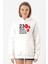 23 Nisan Balon Beyaz Kadın 3ip Kapşonlu Sweatshirt 1