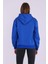 Mavi Basic Oversize Kadın Kapüşonlu Hoodie 3 Iplik Sweatshirt 4