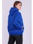 Mavi Basic Oversize Kadın Kapüşonlu Hoodie 3 Iplik Sweatshirt 5