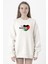 Heart Palestine Flag Beyaz Kadın 2ip Sweatshirt 1